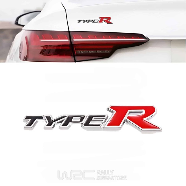 EMBLEME LOGO AUTOCOLLANT TYPE R POUR HONDA